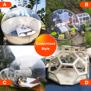 Cristal <span class=keywords><strong>Location</strong></span> Extérieure Clair Tunnel Transparente Gonflable de Camping de Bulle de Dôme Tente pour le Camping En Plein Air, Jardin - Product Image 6