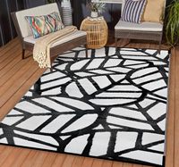 Tapis d'extérieur en PP tissé imperméable et durable avec design réversible antidérapant et lavable pour le camping, les voyages, les pique-niques, la prière et l'utilisation en patio