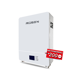 แบตเตอรี่ลิเธียม Rosen 48V 100Ah 150Ah 200AH Lifepo4 แบตเตอรี่ลิเธียมไอรอนฟอสเฟต 51.2V 10kw ราคาขาย - Product Image 1