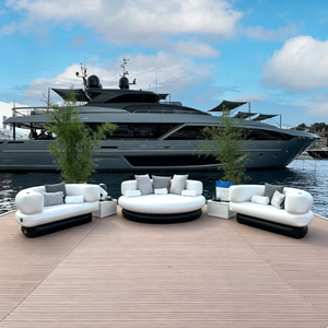 Canapé circulaire flottant de qualité marine, résistant aux UV, avec technologie Drop Stitch, <span class=keywords><strong>lit</strong></span> de détente gonflable pour la plage et le camping - Product Image 1