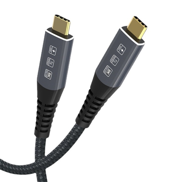Pd 100w Usb 3.2 Gen2 Type C to Type C Cable 5a Support 4k Audio Video 10gbps Transfer Speed for Mac Pro