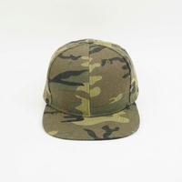 Casquette Snapback Unisexe en Polyester/Coton avec Broderie Personnalisée Camouflage, Mode Hiver Hip Hop Street Sportive, pour le Sport et le Cyclisme