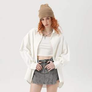 Veste universitaire en laine à double boutonnage ample pour homme BE01, logo personnalisé sur le devant, 100% coton respirant, écologique, streetwear - Product Image 6