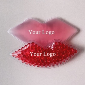 Stampa Il Vostro Marchio Chirurgia Medico Lip Hot Cold Pack Perline di Plastica di Figura del Labbro Gel Impacco di Ghiaccio - Product Image 2