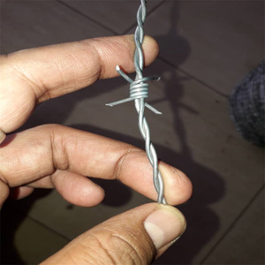 Valla de alambre de púas de bajo precio más vendido, alambre de hierro galvanizado de importación, alambre de púas de seguridad, precio de alambre de púas por rollo - Product Image 3