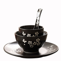 Services de table en mélamine légers de style classique, résistants aux rayures, sans BPA, empilables, pour table à manger, réutilisables, vente en gros