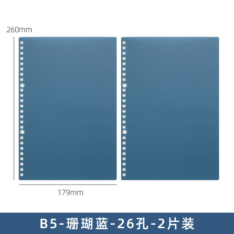 Coral blue-b5-2 pieces