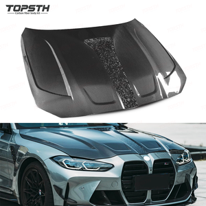 Capó de fibra de carbono seco para <span class=keywords><strong>BMW</strong></span> G80 M3 G82 M4 2020-2024 PT estilo ligero cubierta de capó de motor actualización Exterior - Product Image 1