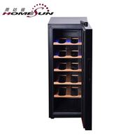 BCW-35 12 bouteilles en gros étagères en bois thermoélectriques Mini cave à vin électronique pour la maison
