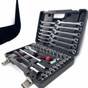 37 + 2pcs tự động sửa chữa Bộ công cụ wrenches Hex Key Ratchet xử lý cơ khí ô tô công cụ ổ cắm công cụ thiết lập hộp - Product Image 3