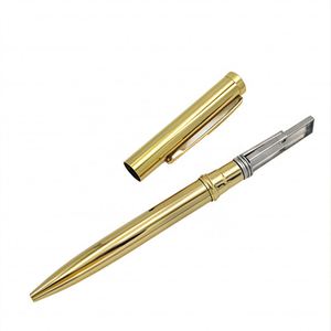 Bolígrafo de Metal OEM de 1.0mm con Sello VIP Autoentintable para Artículos Personalizados de Negocios, Bolígrafo Novedoso con Logotipo de Goma Flash - Product Image 4