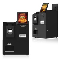Kiosque de paiement en espèces multifonctionnel USW 10,1 pouces en libre-service avec lecteur de billets, accepteur de pièces, lecteur de cartes de crédit, lecteur de codes QR et SDK