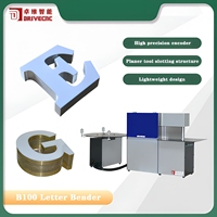 Machine à cintrer les lettres LED miniatures de haute précision à bon prix, plieuse de lettres plates en aluminium avec structure de rainurage à encodeur