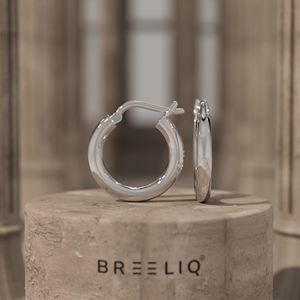 Aros de Oro Sólido de 14K para Mujer, Clásicos, de Alto Brillo, Oro Amarillo, Aros Redondos Pequeños, Joyería Minimalista para Uso Diario, Elegante - Product Image 6