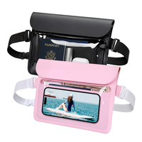 Sac banane étanche IPX8 en PVC pour téléphone, idéal pour la piscine