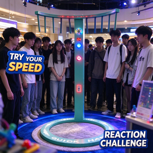 Machine de jeu rapide à monnayeur avec réflexes LED, équipement d'arcade pour aires de jeux intérieures et parcs d'attractions, pour enfants et adultes - Product Image 1