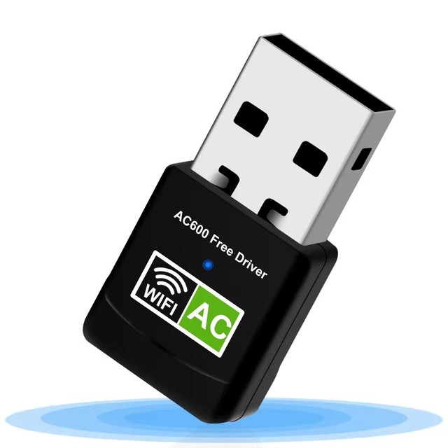 USB WiFi Adapter for Desktop PC 600Mbps Dual Band 5G/2.4G Wireless Mini Wi-Fi External Network Card for Windows 11/10/8/7