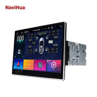 NaviHua 12,2 pouces, système Android personnalisé 2 Din, GPS, lecteur DVD de voiture, universel, style Tesla