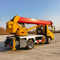 Grue mobile sur camion de 16 tonnes personnalisable, directement de l'usine, avec certification CE, pour la construction, les ponts et les travaux gouvernementaux