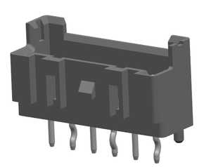 ขั้วต่อ JST PCB อุปกรณ์ล็อคความปลอดภัย2.5มม. วัสดุป้องกันการแตกหักแบบบัดกรีแรงแทรกต่ำ - Product Image 4