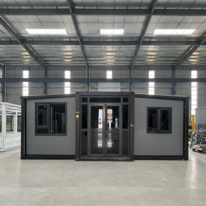 Casa Contenedor Modular Prefabricada con Pared de Cristal Transparente, Casa Plegable Pequeña para Jardín o Villa - Product Image 1