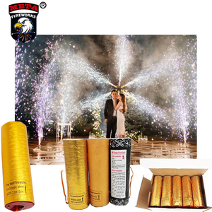 China Display Shell Sparklers Fireworks Wholesale 9 Shots Small Cake Triangle Firecracker Cracker Smokeless Firecrackers