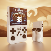 Console de jeu portable rétro LR R36 Pro, système d'exploitation AK, batterie 4000 mAh, écran IPS de 3,5 pouces, résolution 640x480, stockage 64 Go/128 Go, jeux
