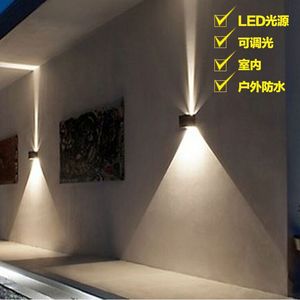 TasLamp – applique murale LED d'extérieur, carrée, en aluminium, lumière blanche chaude, pour éclairage de chevet, escalier, couloir - Product Image 4