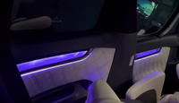 Kit d'amélioration de l'éclairage intérieur dynamique à LED pour Toyota Alphard Vellfire AH30 Série 30 RHD/LHD avec garniture en cristal
