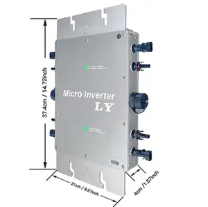 Inversor de controlador de carga solar híbrido 1200W 1400W 1600W inversor de energía solar micro inversor de conexión a la red