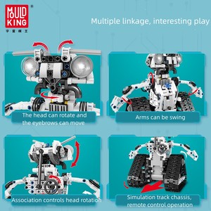 Bộ Gạch Đồ Chơi Khối Xây Dựng Siêu Nhỏ Thông Minh Transbot 3 Trong 1 Mold King 15046 Đồ Chơi <span class=keywords><strong>Robot</strong></span> Điều Khiển Từ Xa Khối Xây Dựng - Product Image 5