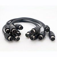 OEM-Tastatur 4P 5Pin 6Pin 8Pin Mini-Din-Kabel Mini-Din-Stecker Stereo-Stecker Audio-AV-Verlängerung kabel