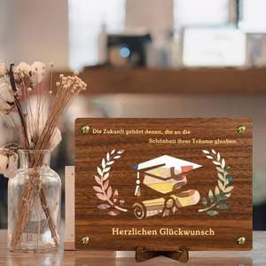 Adornos de Madera Más Vendidos para Regalos de Cumpleaños, Boda, <span class=keywords><strong>Amistad</strong></span>, Dinero, Clip para Billetes, Tabla Rectangular, <span class=keywords><strong>Feliz</strong></span> - Product Image 3