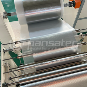 Pansatec เครื่องม้วนฟิล์มฟองอากาศหลายชั้นอัตโนมัติเครื่องม้วนขึ้นรูปกล่องผลิต LDPE LLDPE PE PE PE PE - Product Image 4