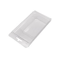 Barquette en plastique transparente de forme personnalisée, emballage en plastique transparent PET, boîte en acétate rigide PVC