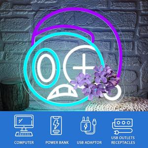 Phim Hoạt Hình Astro Neon Dấu Hiệu, Thay Đổi Độ Sáng LED Kinh Dị Trò Chơi Phim Hoạt Hình Neon Dấu Hiệu, USB Powered Internet Cafe Câu Lạc Bộ Phòng Ngủ - Product Image 3