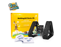 Kyyahboom — kit de robot programmable en plastique 9 en 1, pour l'éducation des tige, avec 260 blocs de construction basé sur BBC micro:bit V1 V2