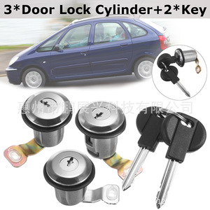 Cilindro de Cerradura de Puerta para Automóvil Peugeot Citroën con Llave, 4.2 cm de Diámetro, 252522 9170.G30, Pieza de Repuesto - Product Image 5