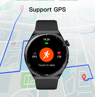 El mejor reloj inteligente original G5 de 1,43 pulgadas para hombres, pista de fitness para la salud, correr, Bluetooth, llamada, pantalla grande, redondo, AMOLED, GPS, reloj inteligente