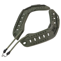 Adaptateur de rail latéral incurvé en nylon rotatif à installation rapide pour casques tactiques Mich