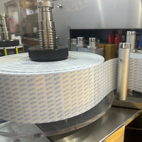 Nouvelle machine d'emballage automatique de sachets liquides de qualité alimentaire, à ouverture facile à une main, avec étiquetage et capsulage, pour sachets à base de cartes.