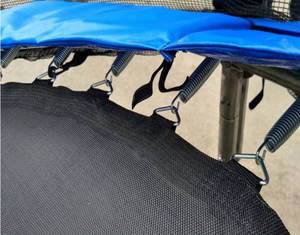 <span class=keywords><strong>Trampoline</strong></span> de fitness pliable de 6 à 16 pieds, durable, en PVC et acier, avec protection pour enfants et adultes, pour le sport à domicile et en extérieur - Product Image 6