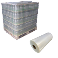 Film rétractable PE pour palettes, film d'emballage pour marchandises, film rétractable robuste, imperméable, anti-poussière, 5 faces, expédition en gros