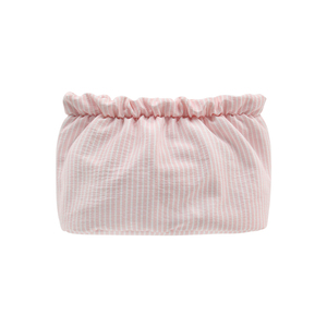 Bolsa de Maquillaje Portátil Acolchada de Gran Capacidad, Personalizable con Logotipo y Color, de Poliéster a Rayas con Cierre, Set de Bolsas de Viaje para Cosméticos - Product Image 1