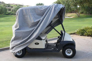 Cubierta impermeable <span class=keywords><strong>para</strong></span> carrito <span class=keywords><strong>de</strong></span> golf al aire libre con puertas <span class=keywords><strong>para</strong></span> clima frío Club Car Golf Cart Rain Cover - Product Image 4