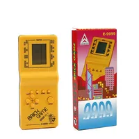 Console de jeu portable E-9999, Russie, Brick Square, 24 jeux, console nostalgique, électronique, jeu de réflexion, plastique, musique, voix