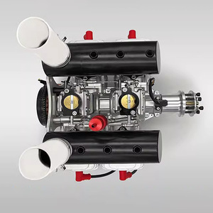 Motor de Avión Refrigerado por Aire de Alta Potencia DLE400 al por Mayor, Función de Generación de Energía de Arranque, Salida de 400W DC14V, Material Metálico - Product Image 3