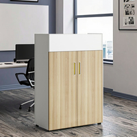 Armoire de rangement pour plantes de bureau avec design hybride, porte-plantes intégré et étagères pour documents - Mobilier moderne pour la maison et les entreprises