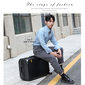 Travel <b>Suitcase</b> 1608 Large Capacity Combination <b>Lock</b> Swivel Wheels Unisex Carry On Spinner Luggage - Product Image 2