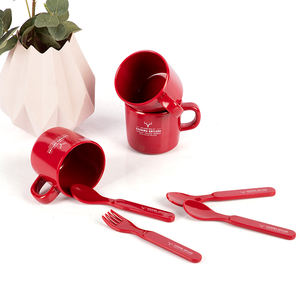 Ensembles de vaisselle en mélamine avec décalcomanie personnalisée entièrement imprimés Technique du gel avec motif végétal pour le dîner ou la salade - Product Image 6